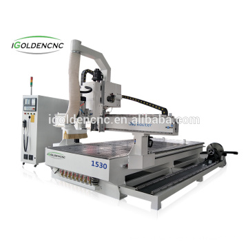 Máquina de enrutador cnc de madera de 4 ejes 1525 1530 4 ejes